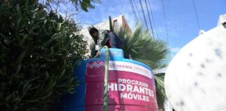 Programa de Hidrantes surte 900 mil litros de agua a la población oaxaqueña