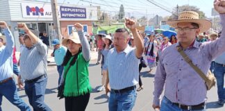 Marcha S. 22 para exigir reconocimiento de integrantes de la DGEPO