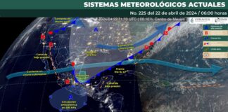 Este lunes se esperan lluvias y tormentas en diferentes zonas de Oaxaca