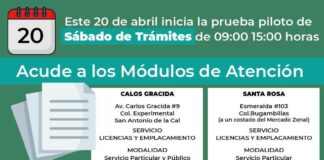 Implementa Semovi prueba piloto de Sábado de Trámites