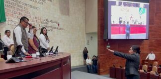 Rinde protesta Rosa Elia Vásquez Flores como titular de la Contraloría General del IEEPCO