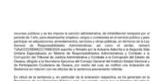 Ordena INE designar temporalmente a presidente del IEEPCO