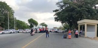 Por segundo día, taxistas sitian el Istmo para exigir mejoras en carretera