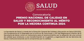 Invitan a participar en Premio Nacional de Calidad en Salud