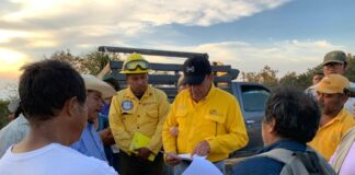 Controlado al 100% el incendio forestal en Tepelmeme Villa de Morelos