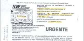 Auditoría Superior de la Federación ordenó al IEEPO reintegrar más de 3 millones de pesos