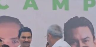 Evidencia Noé Jara al candidato Raymundo Chagoya