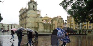 Para esta tarde noche se esperan lluvias en varias regiones de Oaxaca