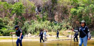 Refuerzan operativo de Fiscalía de Oaxaca, colabora CEBPEO y CNB, para “Búsqueda de Personas Desaparecidas” en la Costa con más de 200 elementos de seguridad y sociedad civil