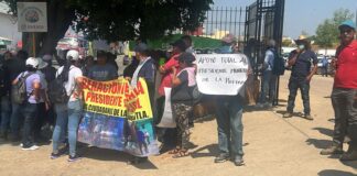 Protestan pobladores de la Reforma para exigir liberación de edil