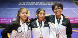 Oaxaqueñas destacan en luchas asociadas en los Nacionales Conade 2024