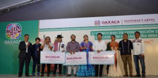 Ricardo Amadeus Morquecho, ganador del Primer Concurso de Composición de la Canción Oaxaqueña 2024 “Canto de mi tierra”