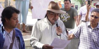 Protestan pobladores de Capulálpam para exigir cierre definitivo de minera