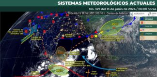 Se pronostican lluvias de intensidad variable en la Costa, Istmo y Sierra Sur