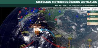 Este sábado persistirán las lluvias en todo el estado
