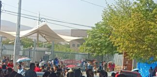 Reinicia Sección 22 sus protestas, cierran Ciudad Judicial