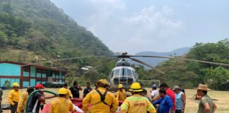 Liquidan incendio forestal de San José Tenango
