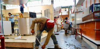 Realiza Soapa desazolve en mercado 20 de Noviembre