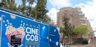 Lleva Cine Gob la magia del séptimo arte a Santo Domingo Yanhuitlán