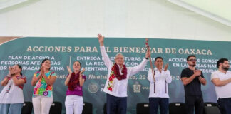 VAMOS A HACER MÁS DE UN MILLÓN DE VIVIENDAS Y A CONTINUAR CON LOS PROGRAMAS DE ESCRITURACIÓN: CLAUDIA SHEINBAUM VA POR CONSOLIDACIÓN DE ACCIONES A FAVOR DEL BIENESTAR DE OAXACA Y DE TODO MÉXICO