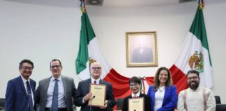 Reconocen Poder Judicial de Oaxaca y la Academia Mexicana de Derecho trayectoria de destacados juristas