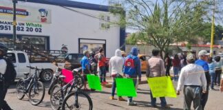 Sindicalizados del Municipio de Oaxaca se movilizan para exigir aumento