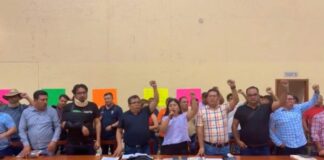 Sección 22 acuerda levantar plantón del zócalo