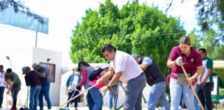 Colabora Soapa en tequio de limpieza del Hospital de la Niñez Oaxaqueña