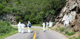 Fiscalía de Oaxaca realiza investigación en torno a hallazgo de tres cuerpos sin vida en Ejutla de Crespo