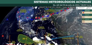 Onda tropical número 12 dejará lluvias de intensidad variable en territorio oaxaqueño
