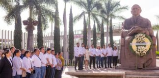 Rinden homenaje al Benemérito de las Américas en su 152 aniversario luctuoso