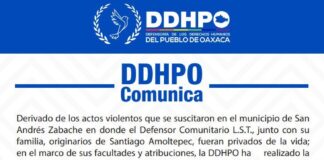Ordenan medidas cautelares para familiares de defensor comunitario asesinado