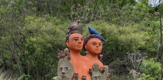 La Mesita de San Pablo Etla, exhibe nueva escultura: “El nopal genealógico”