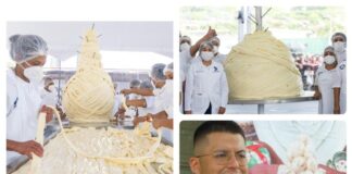 Oaxaca rompe Récord Guinness con el quesillo más grande del mundo