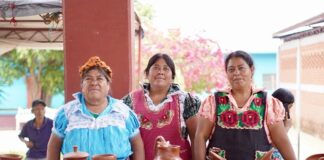Refrenda Gobierno de #Oaxaca compromiso con artesanas de San Marcos Tlapazola