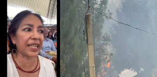 Familiares de fallecidos en San Miguel El Grande, se deslindan de la actriz Ángeles Cruz