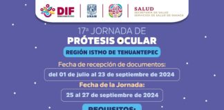 Anuncia DIF Oaxaca 17ª Jornada de Prótesis Ocular en la región Istmo