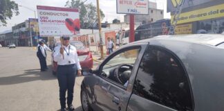 Fortalece Policía Vial Estatal campaña de concientización en la capital