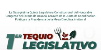 Realizará Congreso de Oaxaca primer “Tequio Legislativo”