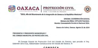Piden a municipios participar en el Simulacro Nacional 2024