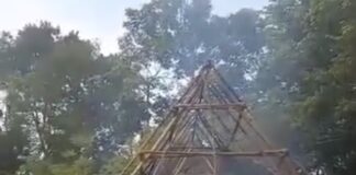 Queman casa de oración evangélica en agencia de San Juan Lalana