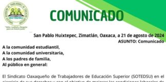 Próximo 2 de septiembre se va a huelga la UTVCO
