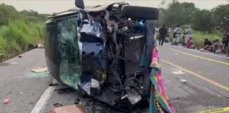 Investiga FGEO accidente en el Istmo en el que perdieron la vida tres personas migrantes originarias de Nicaragua y Ecuador; hay un detenido