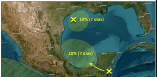 Por interacción de frente frío y onda tropical se prevé temporal lluvioso en Oaxaca