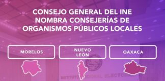 Designa INE a consejerías de Organismos Públicos Locales; entre ellos tres de Oaxaca