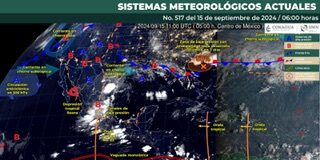 Seguirán las lluvias en Oaxaca por onda tropical número 22