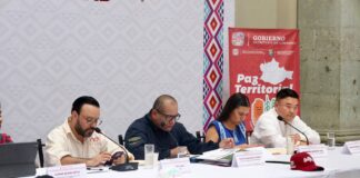 Informa SSPC estrategias implementadas para impulsar la seguridad y paz en Oaxaca