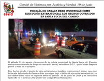 Escala la presión social por crimen de universitario a manos de policía de Santa Lucía del Camino
