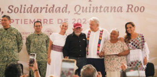 Somos testigos de que la Prosperidad esta llegando al pueblo de Quintana Roo: Sheinbaum