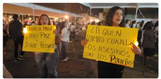 Juan Carlos asesino, Diego no murió Juan Carlos lo mató “, corean en marcha por universitario de la Anahuac